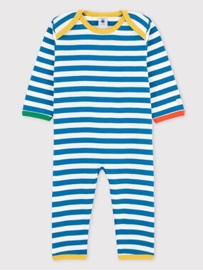 Petit Bateau Baby Stripe Footless Romper No-Snap 24M / 86cm